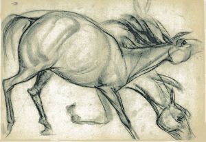 Horses. A sketch.